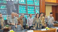 Menkeu Sri Mulyani dalam konferensi Pers APBN Kita Maret 2025, di Kantor Kementerian Keuangan, Jakarta, Kamis (13/3/2025). (Foto: Liputan6.com/Tira Santia)
