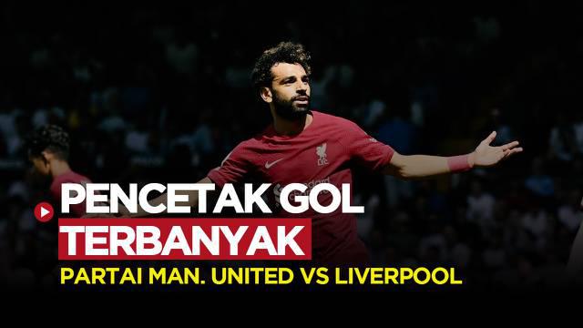 Berita Motion Grafis, 5 Pencetak Gol Terbanyak Partai Manchester United Vs Liverpool, Tidak ada Cristiano Ronaldo.