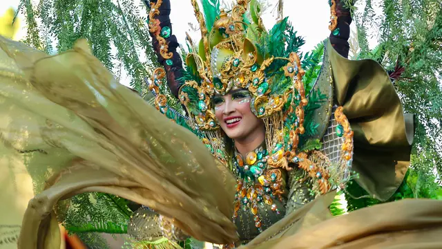 Parade Banyuwangi Etno Carnival (BEC)  pukau ribuan penonton (Istimewa)