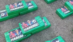 Wajah Erling Haaland Muncul di Paket Kokain 469 Kg