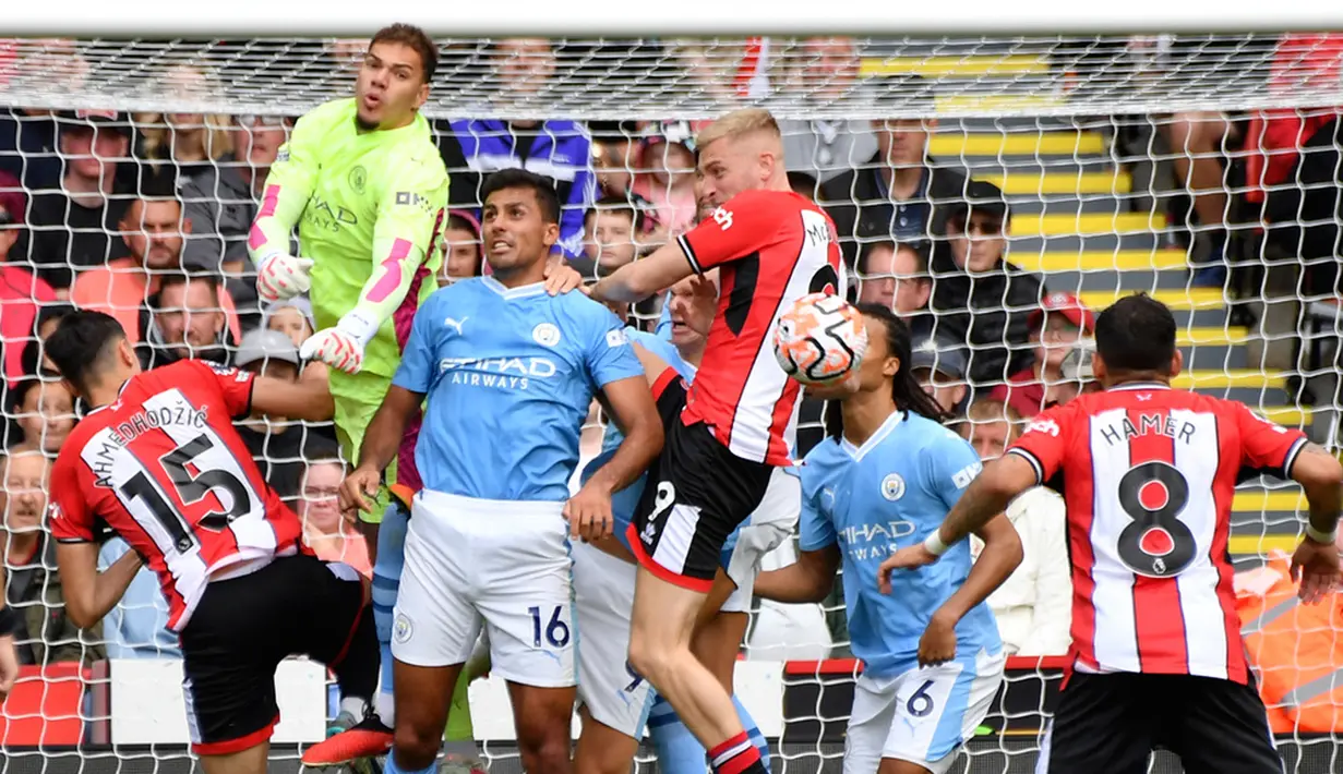 Hasil ini membuat sang juara bertahan menjadi satu-satunya tim yang selalu meraih kemenangan pada tiga pertandingan pembuka musim. (AP Photo/Rui Vieira)