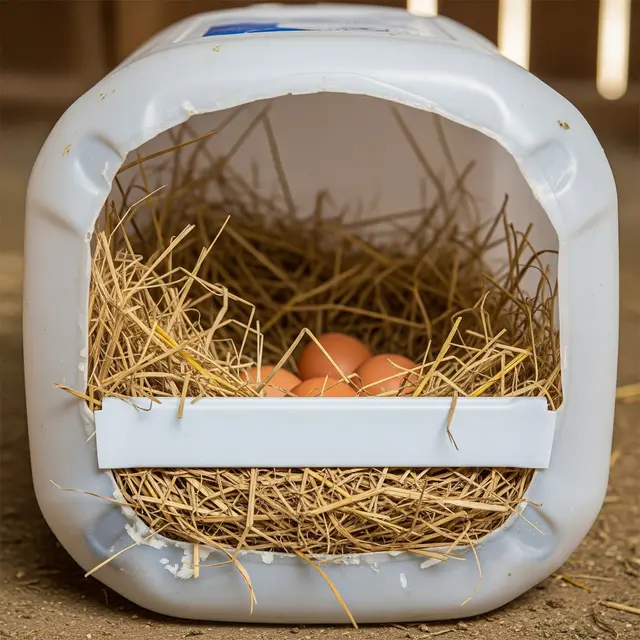 Cara Membuat Sarang Telur Ayam dari Galon Bekas di Rumah (Image by Gemini AI)