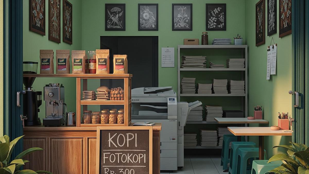 9 Model Warung Kecil dengan Kombinasi 2 Usaha, Inspirasi Jualan Serba Praktis