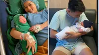 Pasutri Stella Cornelia dan Fendy Chow dikaruniai anak pertama, Avery Stefen Chow (Foto: Instagram stellarcor / fendychow)