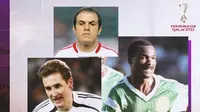 Piala Dunia - Miroslav Klose, Cuauhtemoc Blanco, Roger Milla (Bola.com/Adreanus Titus)
