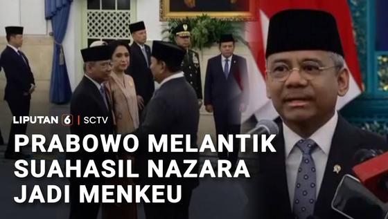 Suahasil Nazara Dilantik Jadi Menkeu, Prabowo Minta Jaga Keuangan Negara