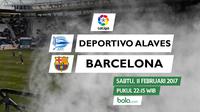 La Liga_Deportivo Alaves Vs Barcelona (Bola.com/Adreanus Titus)