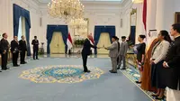 Presiden Prabowo Terima Surat Kepercayaan dari 12 Duta Besar Negara Sahabat