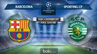 Liga Champions_Barcelona vs Sporting CP (Bola.com/Adreanus Titus)