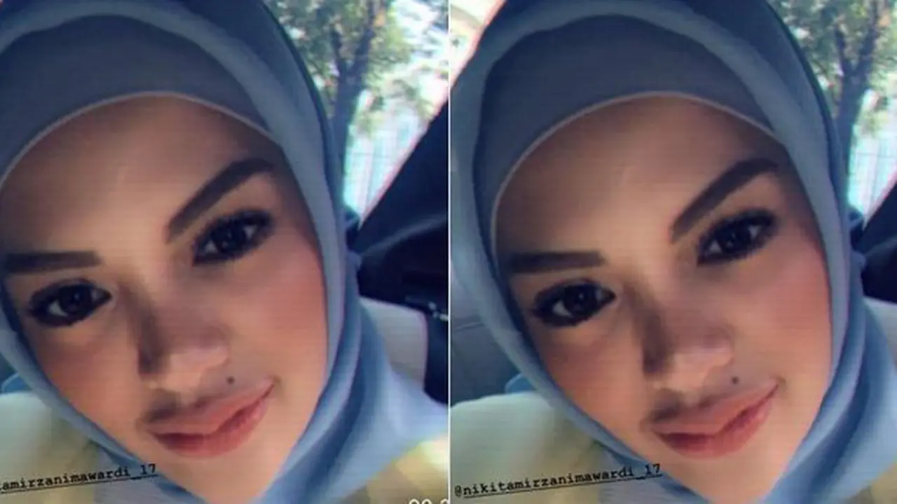 Nikita Mirzani berhijab./Copyright instagram.com/sry