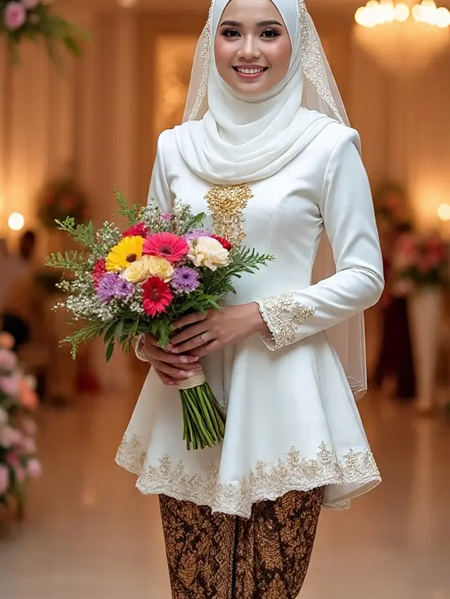 Model Kebaya Brokat Putih 2025