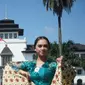Gedung Sate di Kota Bandung, genap berusia 100 tahun pada 27 Juli 2020. (Liputan6.com/Huyogo Simbolon)