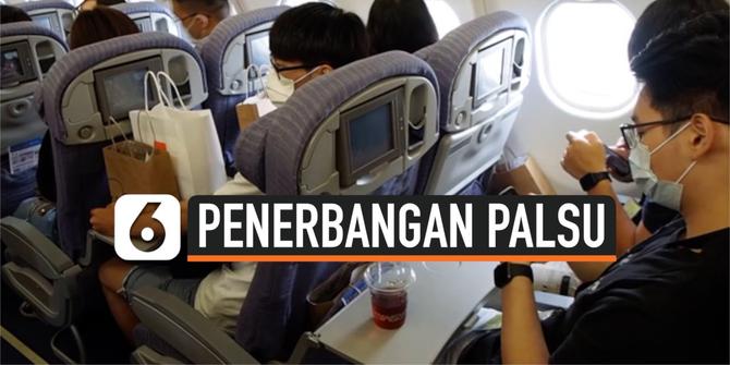 VIDEO: Rindu Terbang? Obati dengan Penerbangan Palsu Ala Taiwan