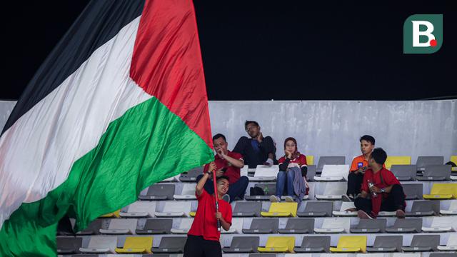 Bendera Palestina - Timnas Indonesia U-17 vs Timnas Panama U-17