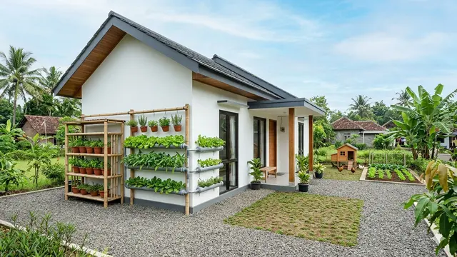 Inspirasi Rumah 1 Lantai Kecil yang Dukung Ketahanan Pangan Keluarga. Gemini