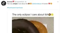 Donat hingga Anjing, Kala Gerhana Matahari AS Jadi Target Guyonan