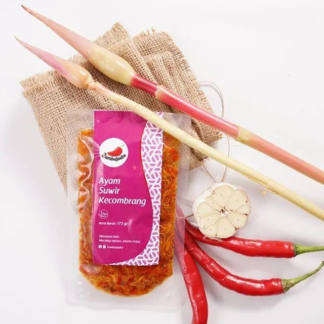Sambal Ayam Suwir Kecombrang