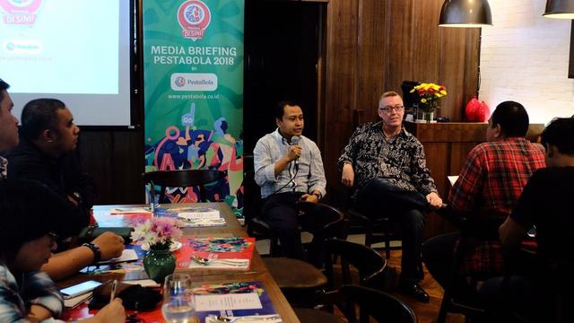PT PestaBola Indonesia menggelar media briefing.