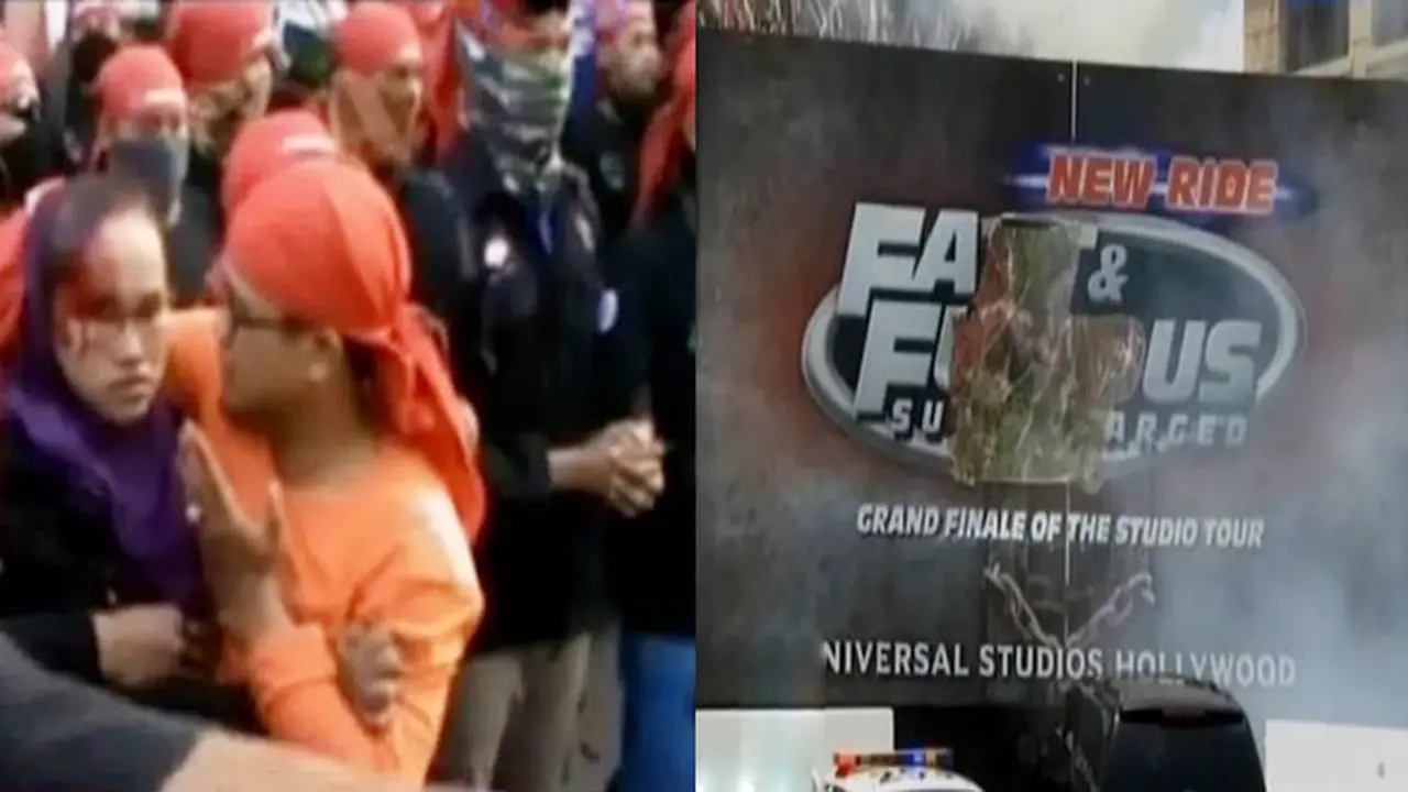 Unjuk Rasa Buruh hingga Wahana Fast And Furious