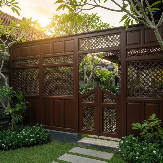 Pembatas Rumah yang Estetik dan Fungsional Selain Pagar