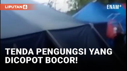VIDEO: Tenda Pengungsi Bocor, Efek Pencopotan Label Gereja?