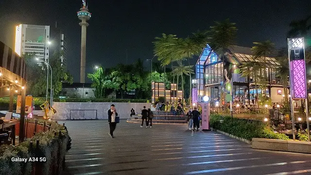Senayan Park Mall di Malam Hari, Dipotret Samsung Galaxy A34 5G