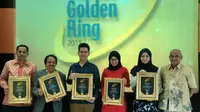 Beberapa pemenang Golden Ring Awards 2015 (Mochamad Wahyu Hidayat/Liputan6.com)