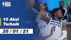 Berita Video 10 Aksi Terbaik NBA 26 Januari 2021, Blok Keren dari LeBron James