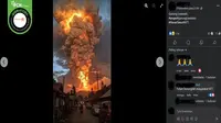 Cek Fakta: Tidak Benar dalam Foto Ini Merupakan Erupsi Gunung Lewotobi