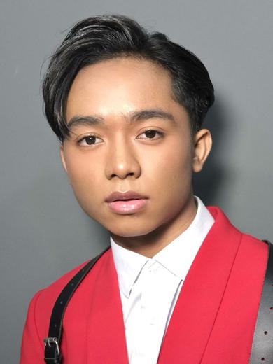 Betrand Peto Putra Onsu ketika dirias oleh make-up artist Mascrow Gilang (Foto: Instagram manscrow_gilang)