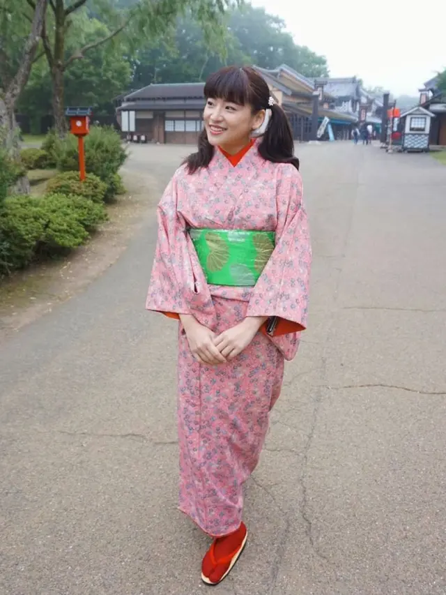 Potret Haruka Eks JKT48 Pakai Busana Tradisional Jepang, Pesonanya Kian Terpancar
