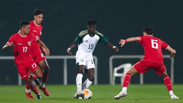 Timnas Arab Saudi U-23 menang 3-1 atas Timnas Indonesia U-23.