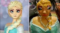 Kue Elsa Frozen yang Gagal Total dan Mengerikan