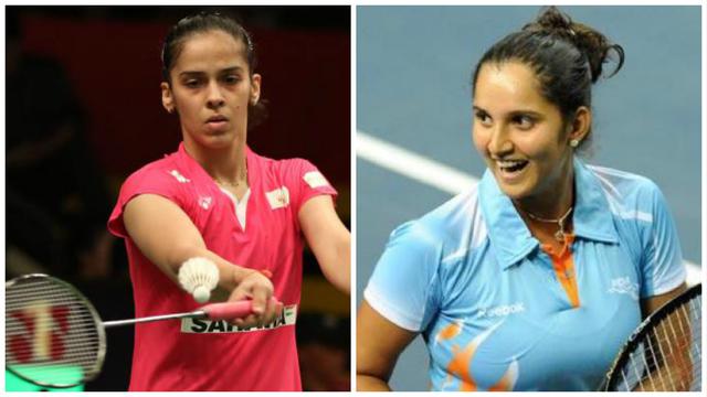 Saina Nehwal dan Sania Mirza 
