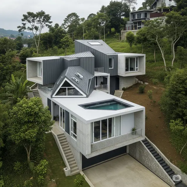 Model Rumah Sederhana Keren. Foto: Gemini