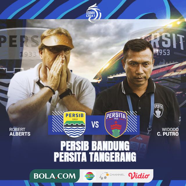 BRI Liga 1 - Persib Bandung Vs Persita Tangerang - Duel Pelatih