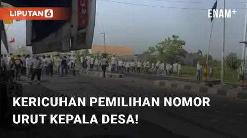VIDEO: Viral Kericuhan Yang Dipicu Akibat Pemilihan Nomor Urut Kepala Desa di Cirebon!