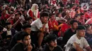 Timnas Indonesia sempat memberikan perlawanan sebelum akhirnya tertinggal jauh. (Liputan6.com/Angga Yuniar)