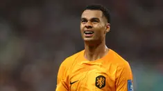 Penampilan gemilang Cody Gakpo bersama Timnas Belanda di Piala Dunia 2022 membuat Liverpool tertarik untuk memboyongnya. The Reds dikabarkan rela merogoh kocek sebesar 37 juta euro untuk mendatangkannya dari PSV Eindhoven. Perannya sebagai penyerang tentu sangat dibutuhkan oleh Jurgen Klopp. Hal itu karena belakangan ini, lini depan Liverpool terasa kurang produktif untuk mencetak gol. (AFP/Adrian Dennis)