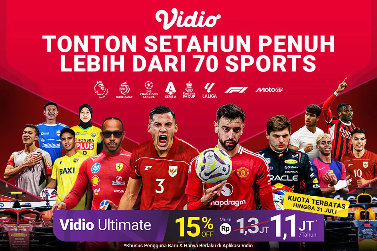 Promo Terbatas! Khusus Pelanggan Baru, Langganan Vidio Setahun Kini Lebih Murah!