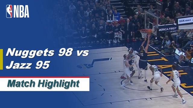 Berita Video Highlights NBA 2019-2020, Denver Nuggets Vs Utah Jazz 98-95