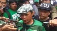 Koordinator Bonek Andi Peci (Liputan6.com / Kukuh Saokani)