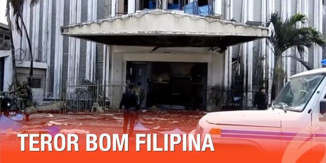 VIDEO: Dua Bom Meledak di Filipina, 20 Tewas