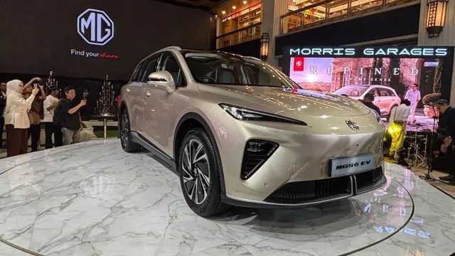 MGS6 EV Resmi Diperkenalkan di Indonesia (Arief A/Liputan6.com)