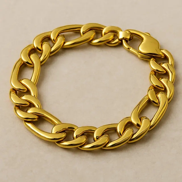 Model Gelang Emas Rantai Tebal untuk Usia 40 Tahun (Foto: ChatGPT)