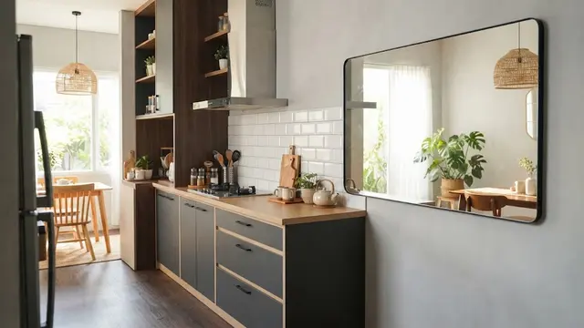 9 Cara Membuat Dapur Gelap Terlihat Lebih Modern, Manfaatkan Warna dan Material