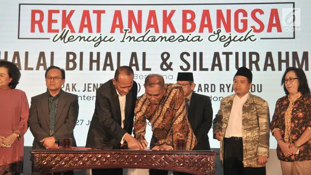 Menhan Silaturahmi dan Halalbihalal Bersama Presidium Alumni 212