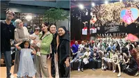 Potret pemain 'Di Sini Ada Setan' di ultah Rieta Amilia. (sumber: Instagram/jenniferarnelita)