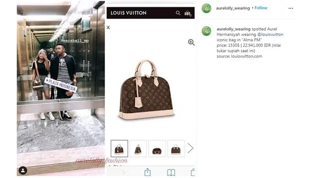 7 Koleksi Tas Mewah Aurel Hermansyah, Ditaksir Capai Ratusan Juta Rupiah