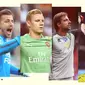 Kiper-kiper di Premier League: Martin Dubravka, Bernd Leno, Tim Krul, Aaron Ramsdale, Mat Ryan. (Bola.com/Dody Iryawan)